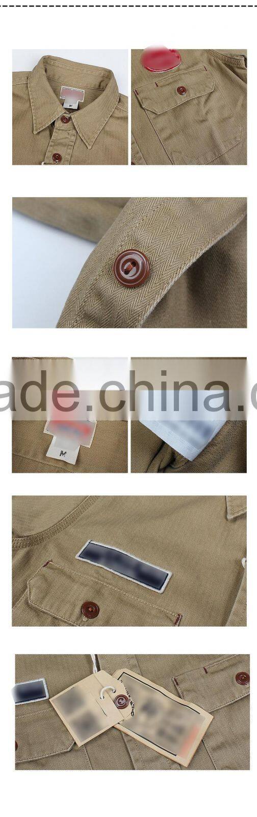 men's plain dyed casual fashion shirts