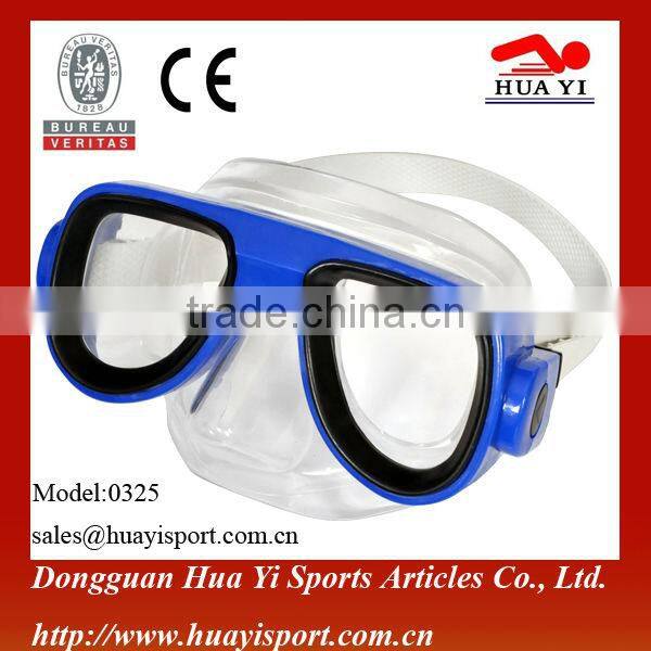two windows swimming mask and snorkel set
