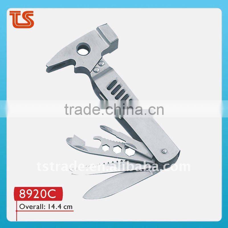 2014 New stainless steel multi cutler warrior tool with hammer(8920C)