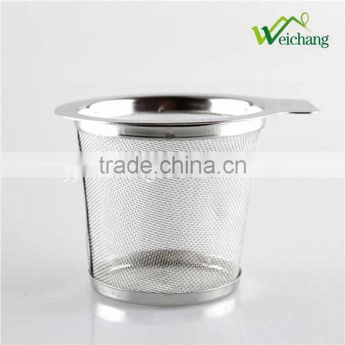 WCA186 Classic style Stainless Steel Mesh Tea Strainer Infuser - Durable and Rust Resistant