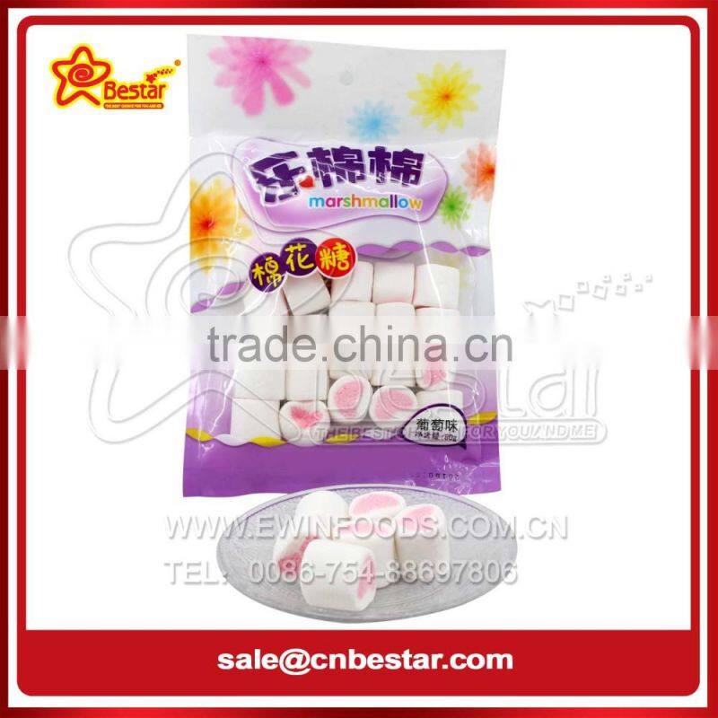 Heart Shape Marshmallow In Bag Packing