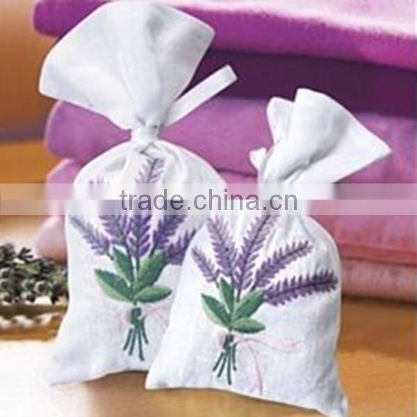 Good smell high quality linen or canvas perfume pouch