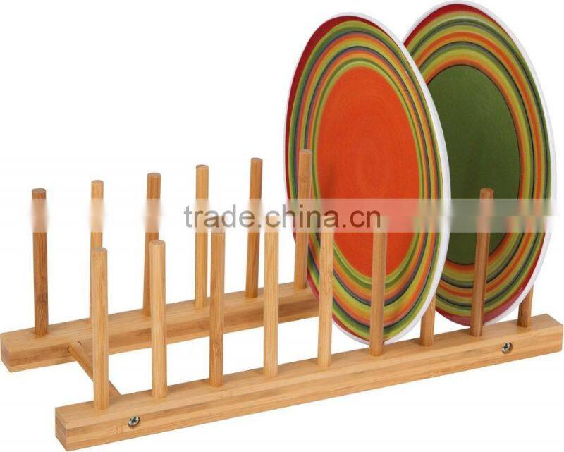 Bamboo kitchen utensil holder