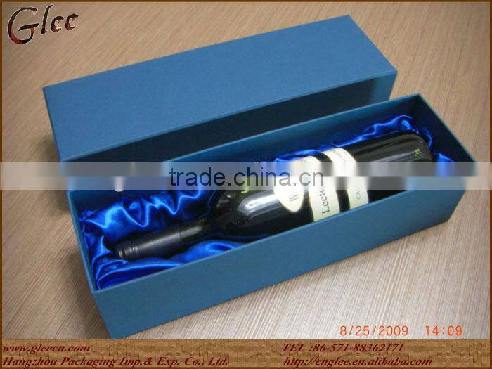 high-end cheap cardboard wine bottle box for gift