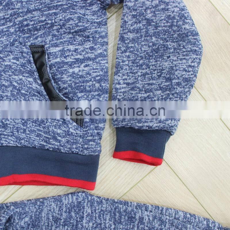 Kids jersey football melange yarn insert PU sportswear