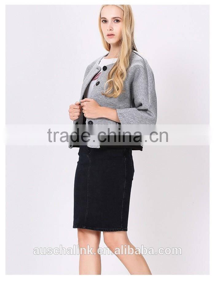 new style autumn women popular fashion fitted softshell jacket