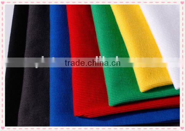 rib knit fabric,cotton spandex 2x 2 rib knitted fabric