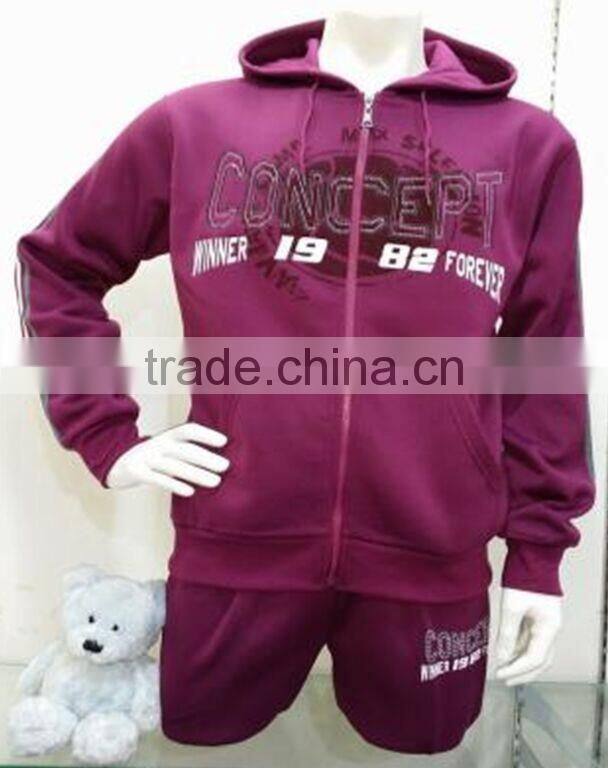 sports suits man sets spun kintted polyester men sportswear set