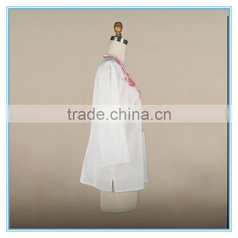 New design custom t shirt Sweatshirts office lady shirt with high quality