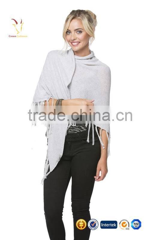Breathable plain Pashmina Ladies Wrap Shawl
