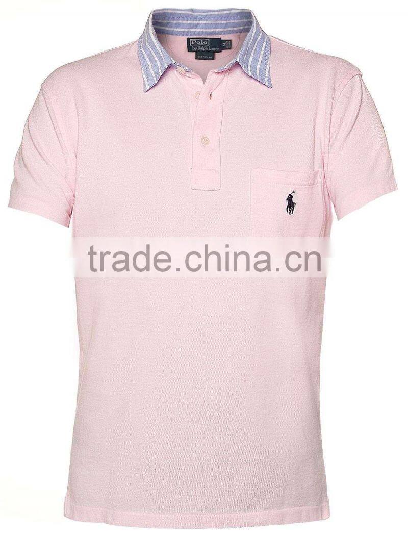 Custom logo 60% cotton 40% polyester short sleeve high quality polo shirts