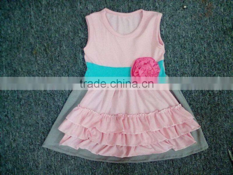 BY-D144 european baby dress tutu pearl baby tutu dress