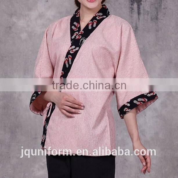 fashion design OEM service embroidery and printed logo catering uniforms ,workwear