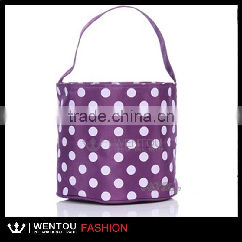 Hot Sale Polka Dot Easter Basket Bucket