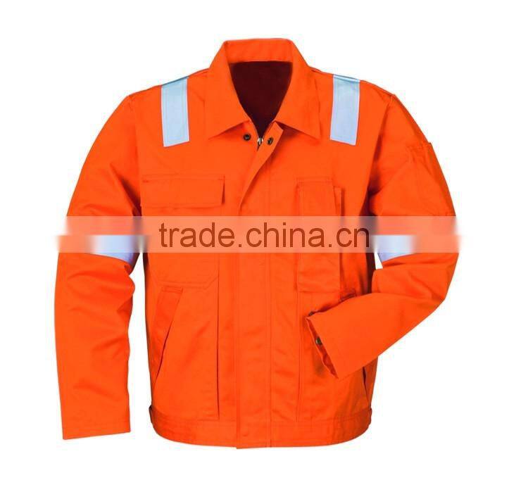 Safety reflective workwear mens flame retardant jacket