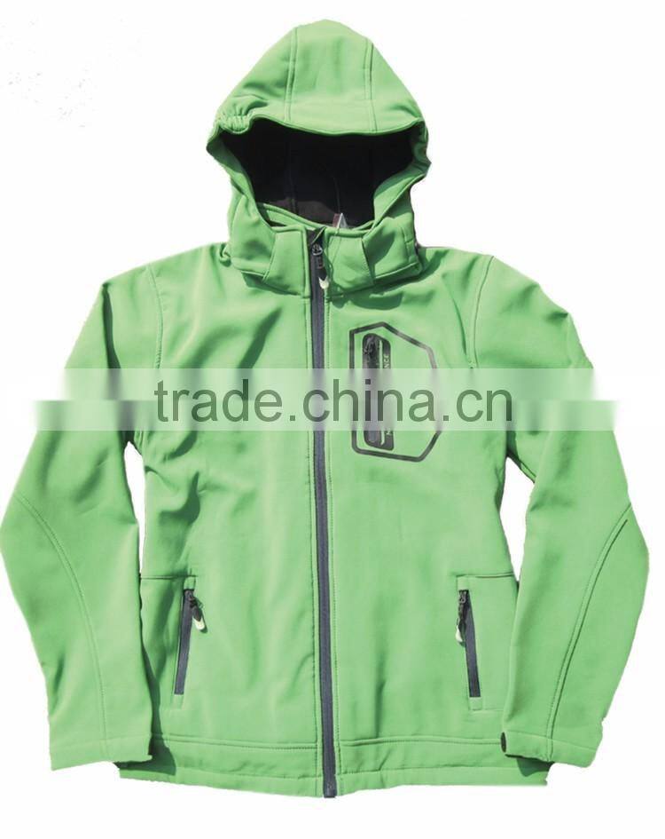 Wholesale children clothes cute kids softshell jacket