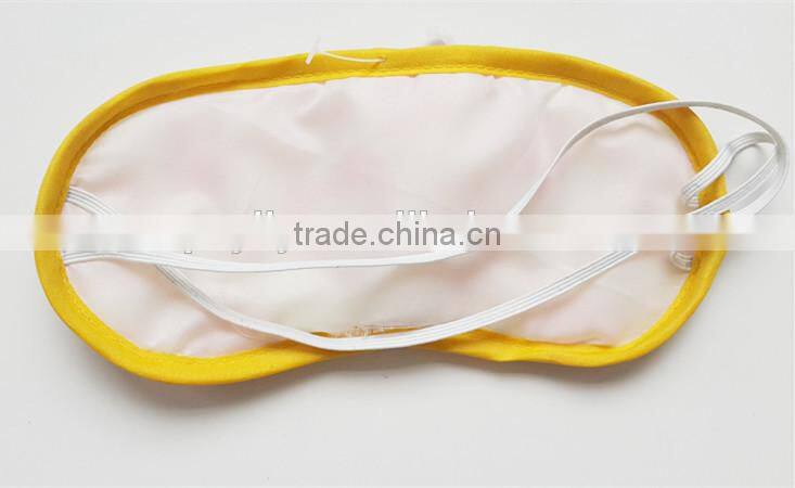 factory sale printing craft satin/polyester material funny sleep eye mask