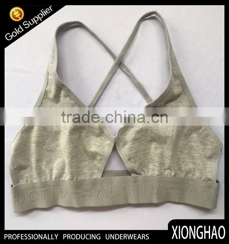 Hot selling Various color sport bra women yoga made in china