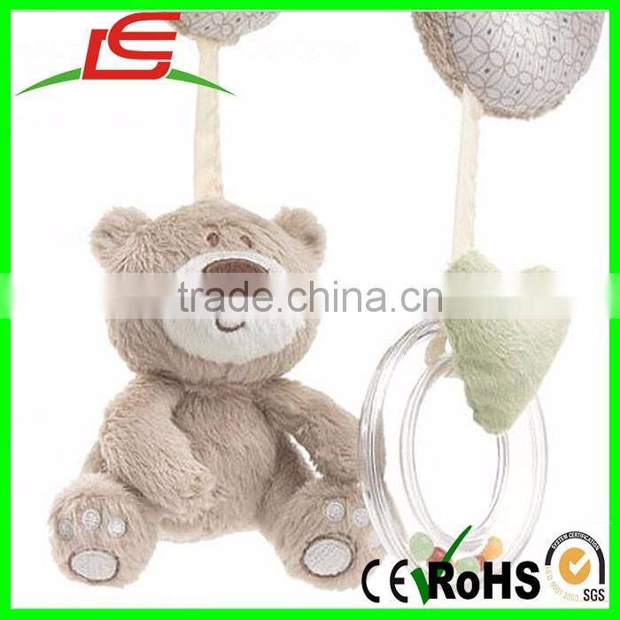 Spiral Activity Rabbit Bear Educational Rattles Toys Round the Baby Bed Hanging toy