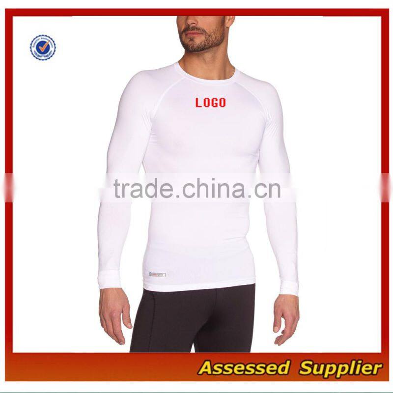 Custom Mens Running Long Sleeve Compression Base Layer Shirts MLL741