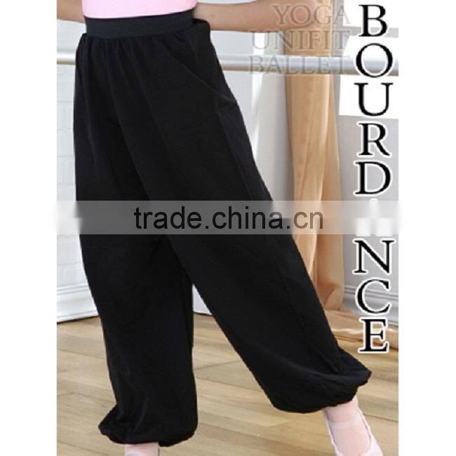 Child rounded jazz pants. Long jazz pants.