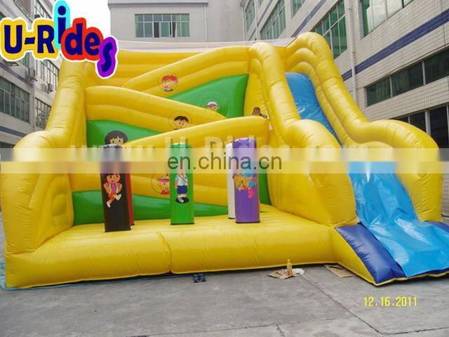 Cartoon Mountain-like Giant Inflatable Slide For Sale