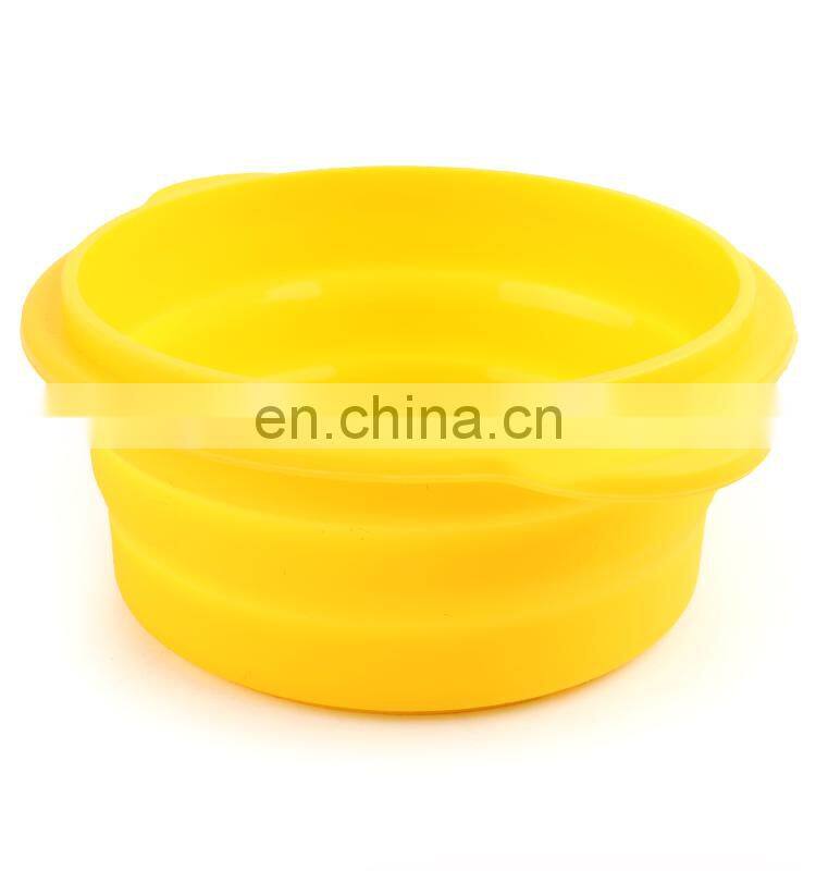 Pet Application Accessories Portable Dog Feeder Silica gel bowl(pro-environment silica gel)