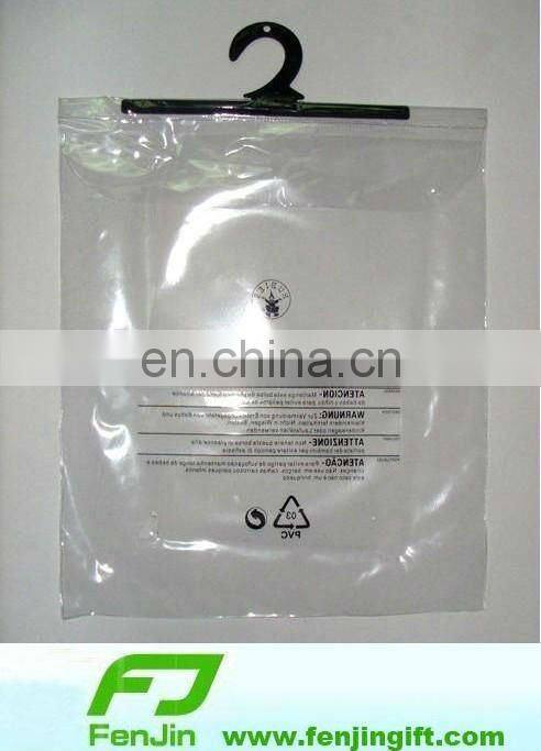 flat pvc bag with cardboard insert
