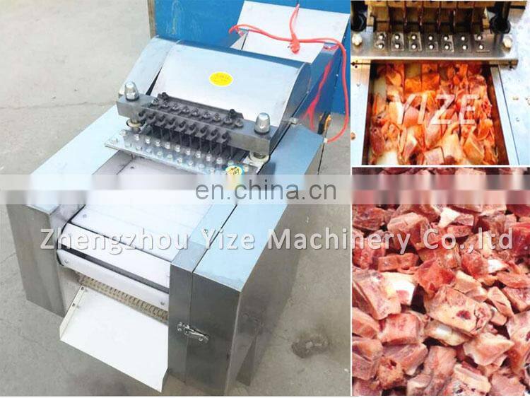 Frozen Chicken Meat Processing Machine Bone Cutting Machine Duck Cube Cutter Machine