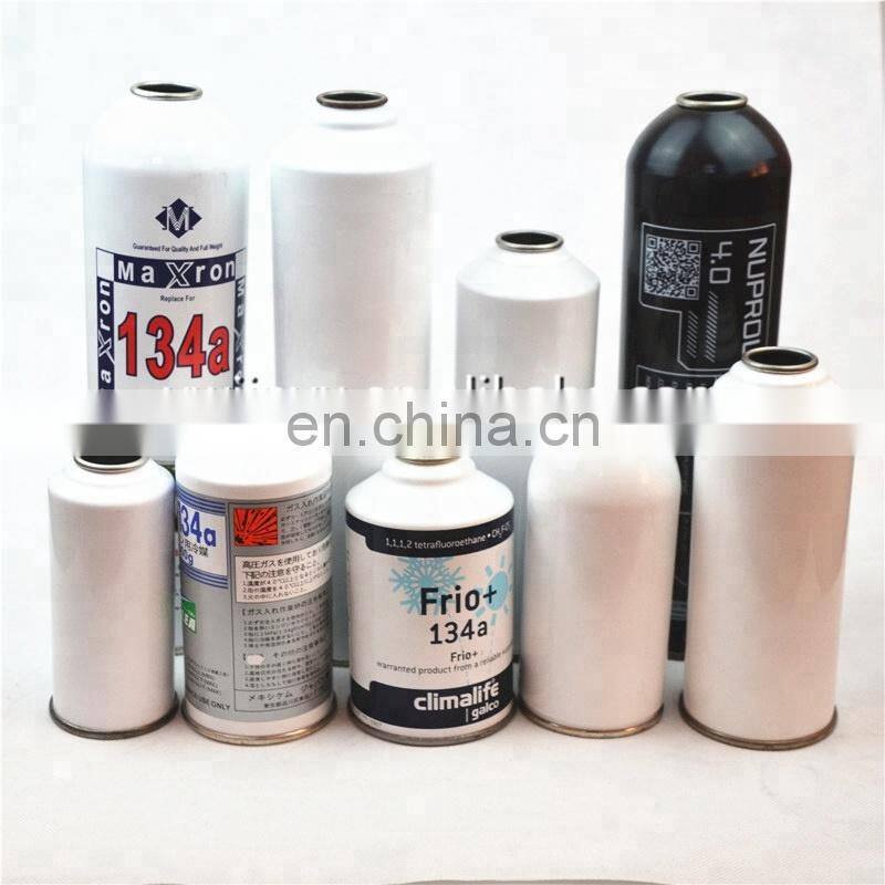 refillable small R134a refrigerant or airsof gun aerosol can