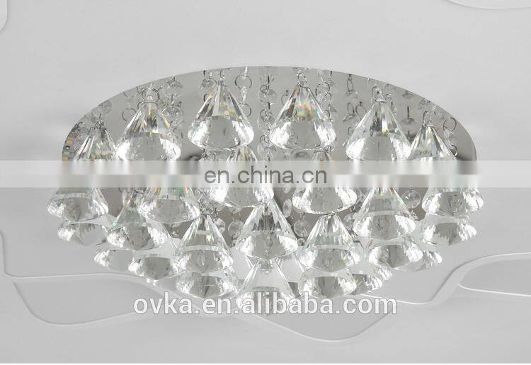 Creative Crystal Star Children's Room Acrylic led Ceiling Light Bedroom Light