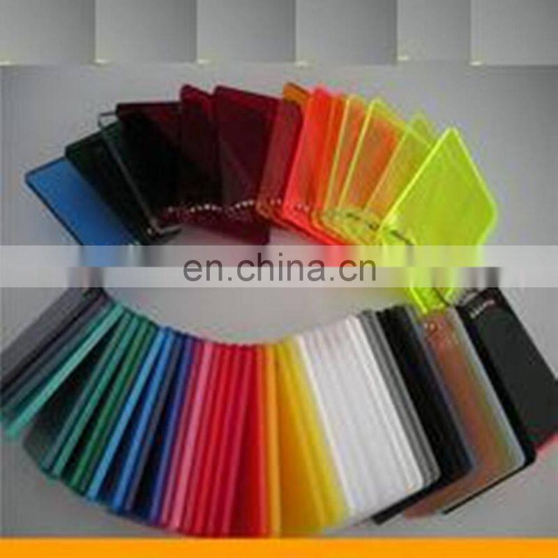 1mm-30mm colourful acrylic glass