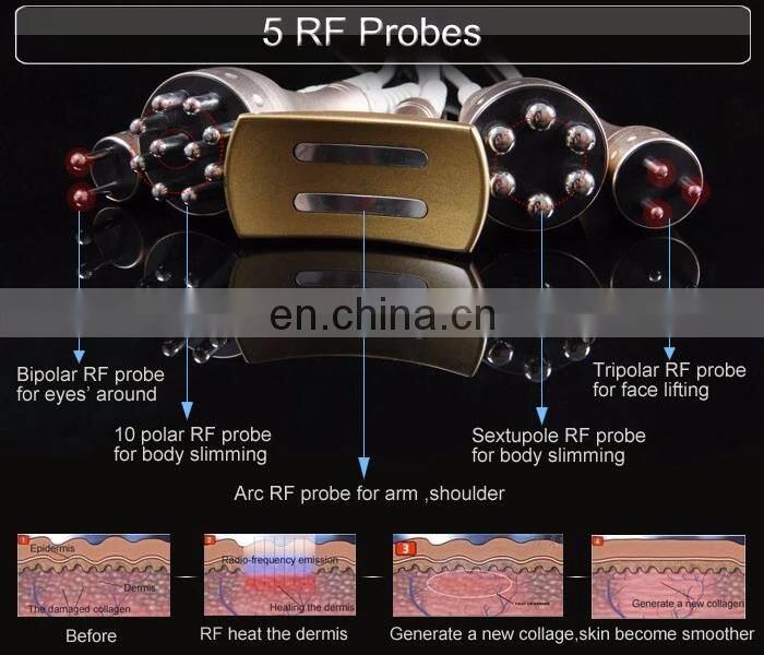 13 in 1 Ultrasonic Lipo suction Skin Rejuvenation 40K Cavitation Slimming Salon Machine