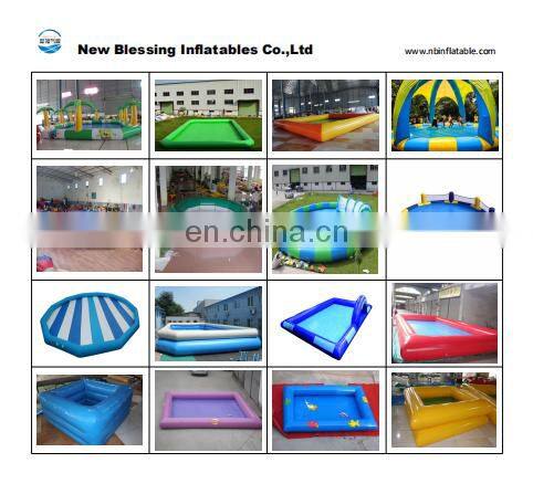 Custom inflatable swimming pool with tent cover for sale
