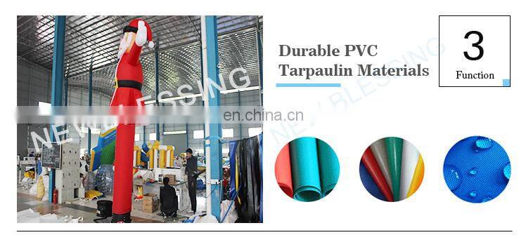 Promotion customized inflatable airdancer tube man advertising puppet equipment with blower