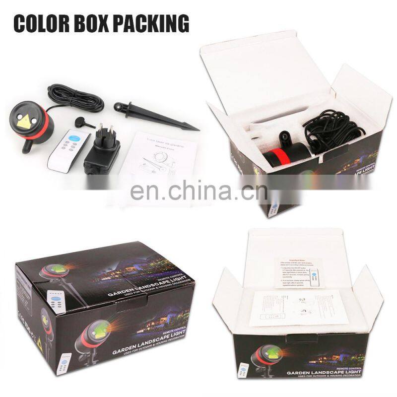 Christmas decorative IP65 waterproof outdoor laser projector