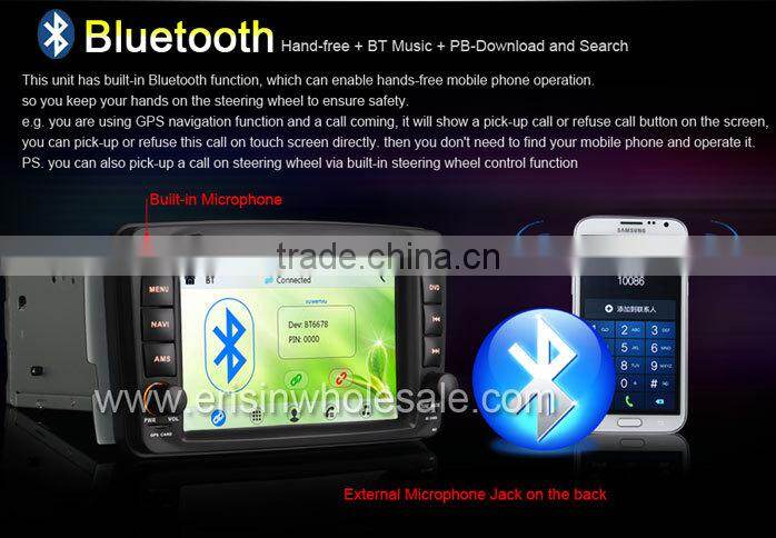 Erisin ES7507M 7 inch 2 Din Auto Car DVD GPS for G-Class W463