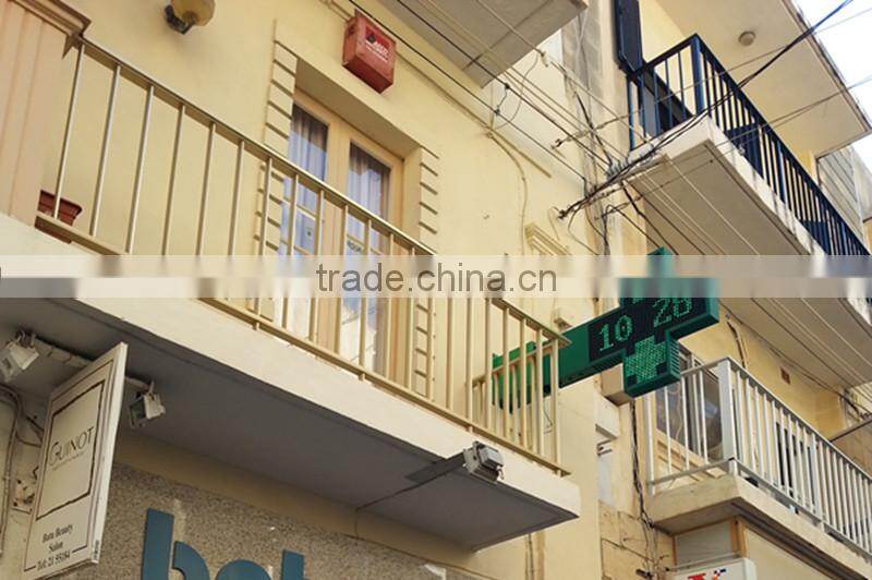 LIYI Optoelectronics WIFI/RF wireless/Net-RJ45 Interface P16 80x80cm LED Pharmacy Cross for Pharmacy