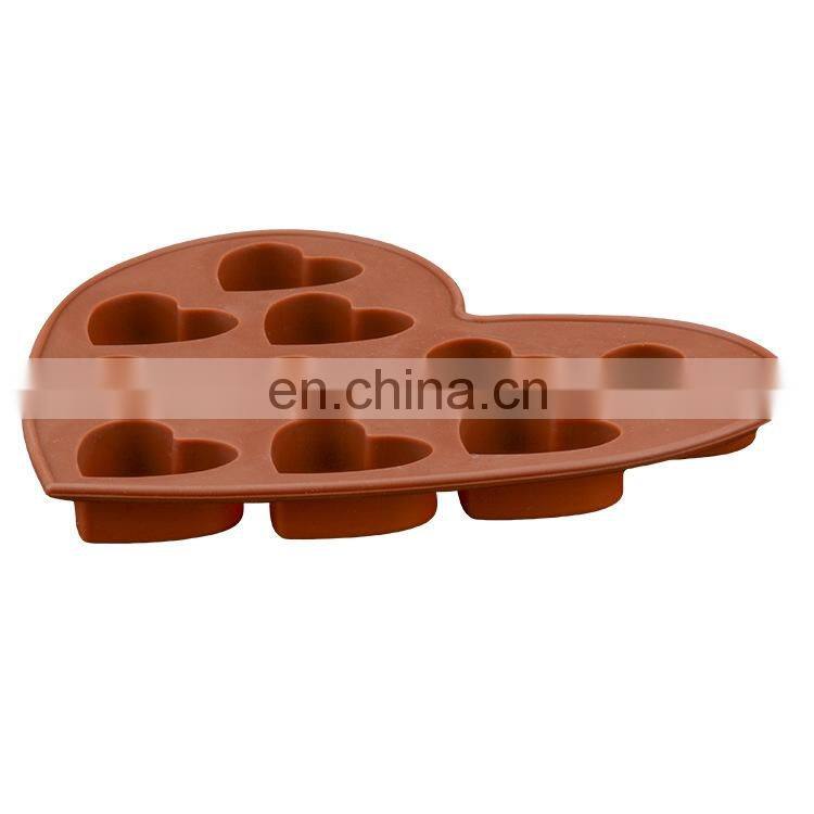 Heart-shaped Chocolate Silicone Mold Candy Mold Ice Baking Mould Heart Shape Moulds Dishwasher Safe Kitchen Accessaries