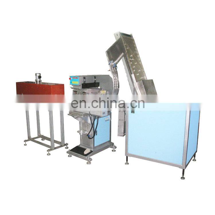 automatic 1 color beer metal bottle caps pad printer printing machine tampon printer