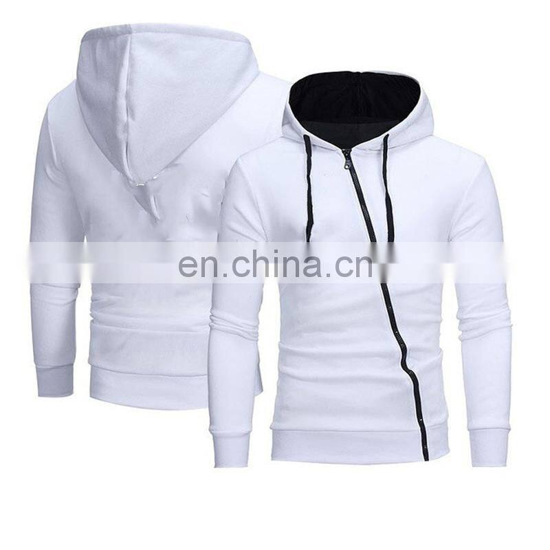Clothing manufacturers wholesale hot seller men's casual sports hooded sweater zipper cardigan Large size men's hooded sweater