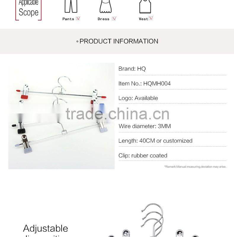 metal hanger with clip metal hanger clip pants clothes metal hanger