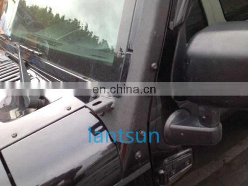 J002 bracket for jeep for wrangler JK 2007-2017  windscreen brackets -02  with A holder 50 inch straight led light bar LANTSUN