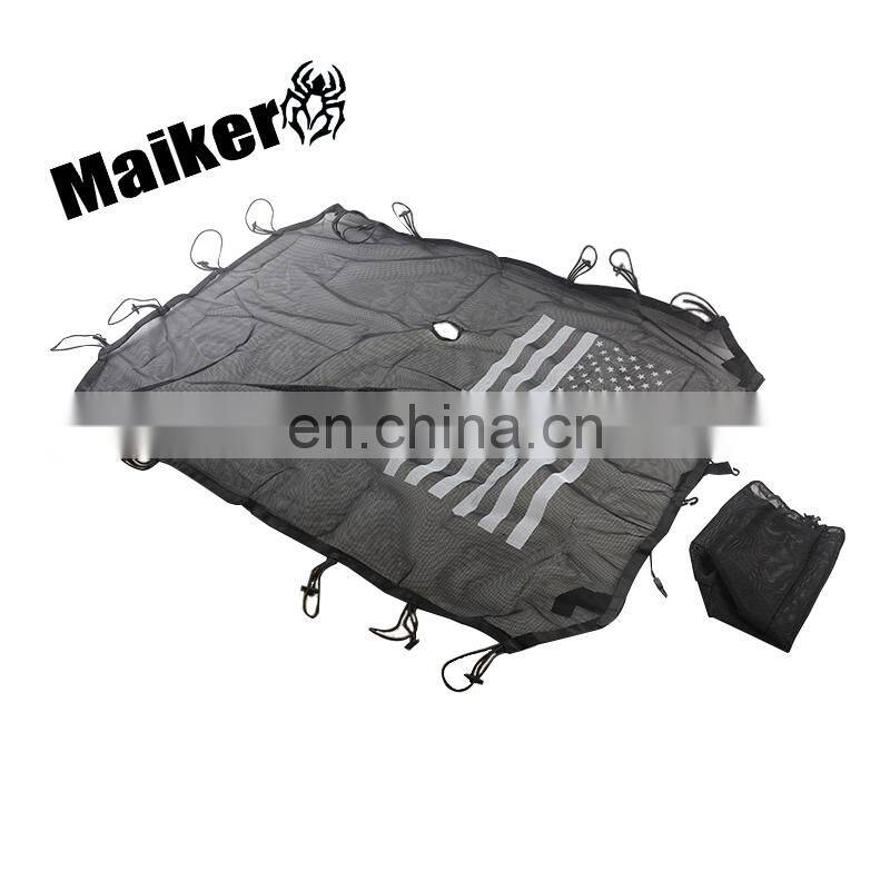 Car Sun Shade for Jeep Wrangler JK 2007+ 4 Doors Sun Shade Net Auto Accessories