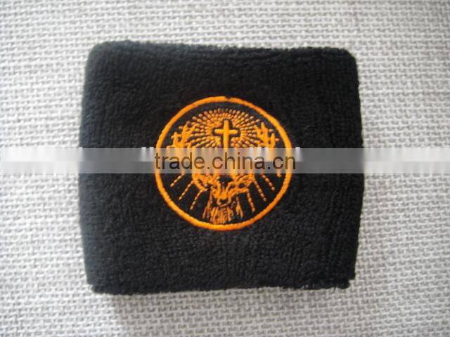 Wholesale woven cotton terry wristband