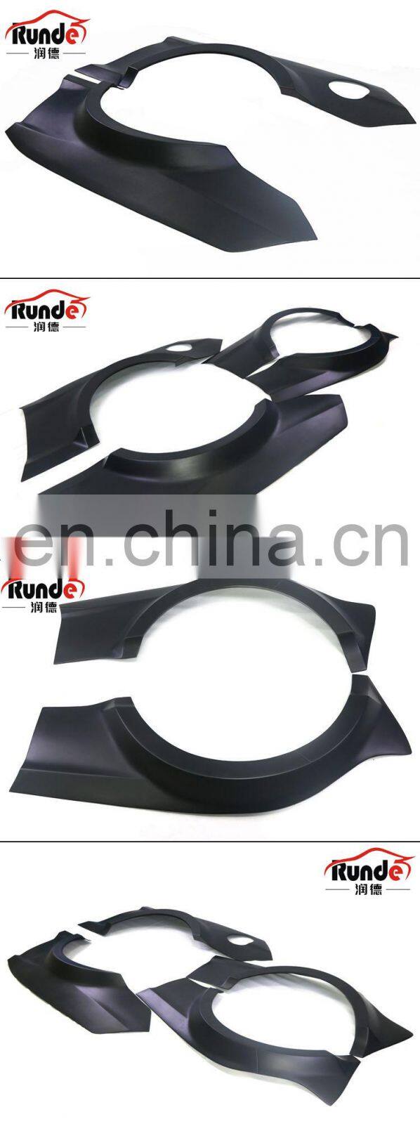 Runde Car Modification Body Parts Resin Material RTR Style For 2015-2017 Ford Mustang Wide Body Wheel Eyebrow Fender Body Kit