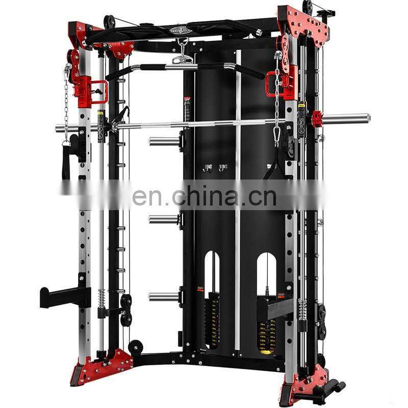 multi functional smith gym machine multi trainer with shoulder press arm exercise