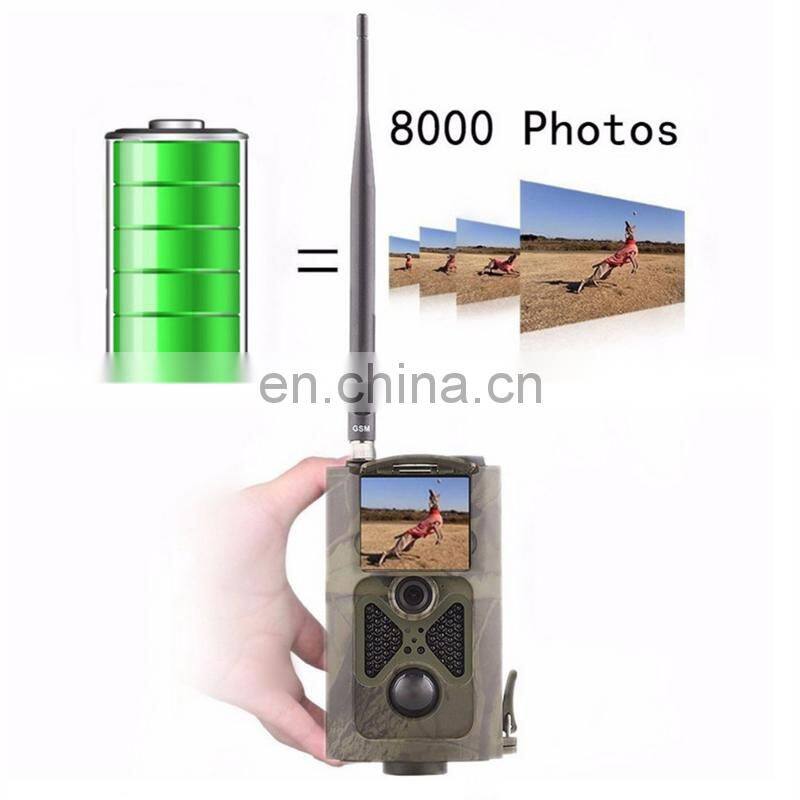 Hot sale sim card Hunting Trail Camera Wildlife Photo Traps 2G Digital GSM MMS Wireless Hunting Camera HC-550M