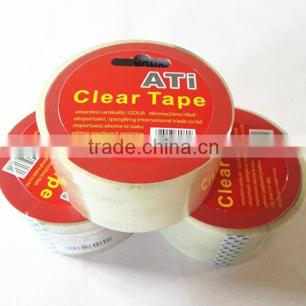 Transparent OPP packing tape