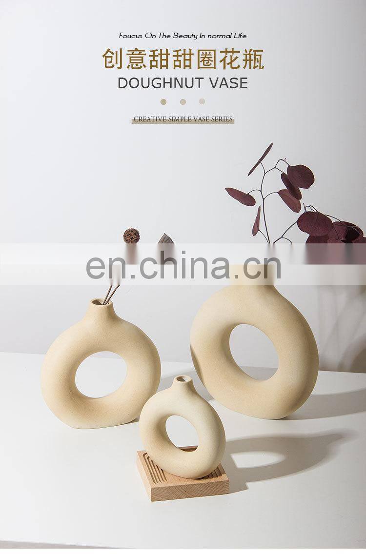 Homeware White Flower Vase Wedding Centerpieces Wholesale Canada Porcelain Simple Desktop F Modern Vases Ceramic